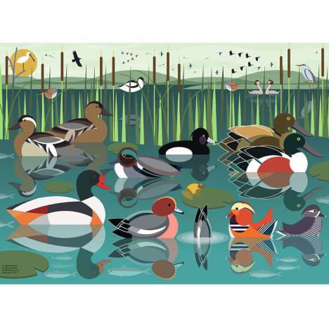 I like Birds Waterlands 500pc Jigsaw Puzzle Extra Image 1